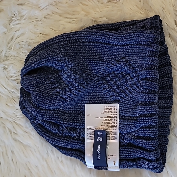 Hat, Boy's toque, xs, BabyGap , Blue, cable knit beanie - Picture 2 of 4
